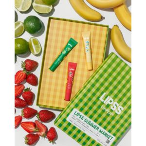 Lipss Summer Market Drop — літній набір із трьох доглядових ліперів SPF20 3шт-10мл
