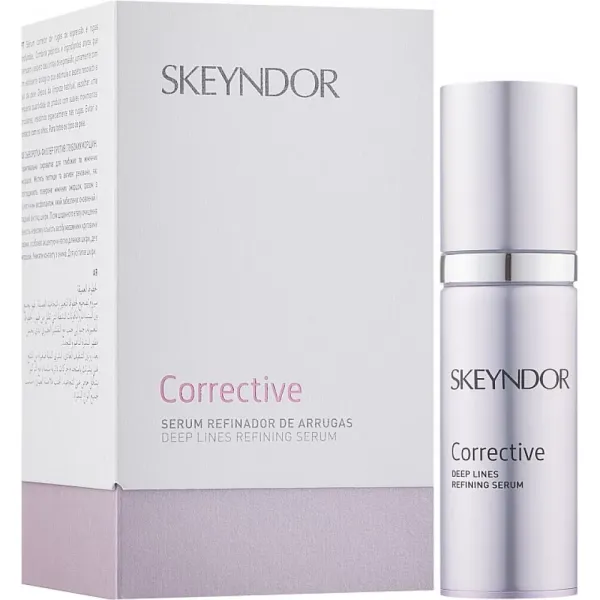Заповнююча сироватка для мімічних зморшок - Skeyndor Corrective deep lines refining serum